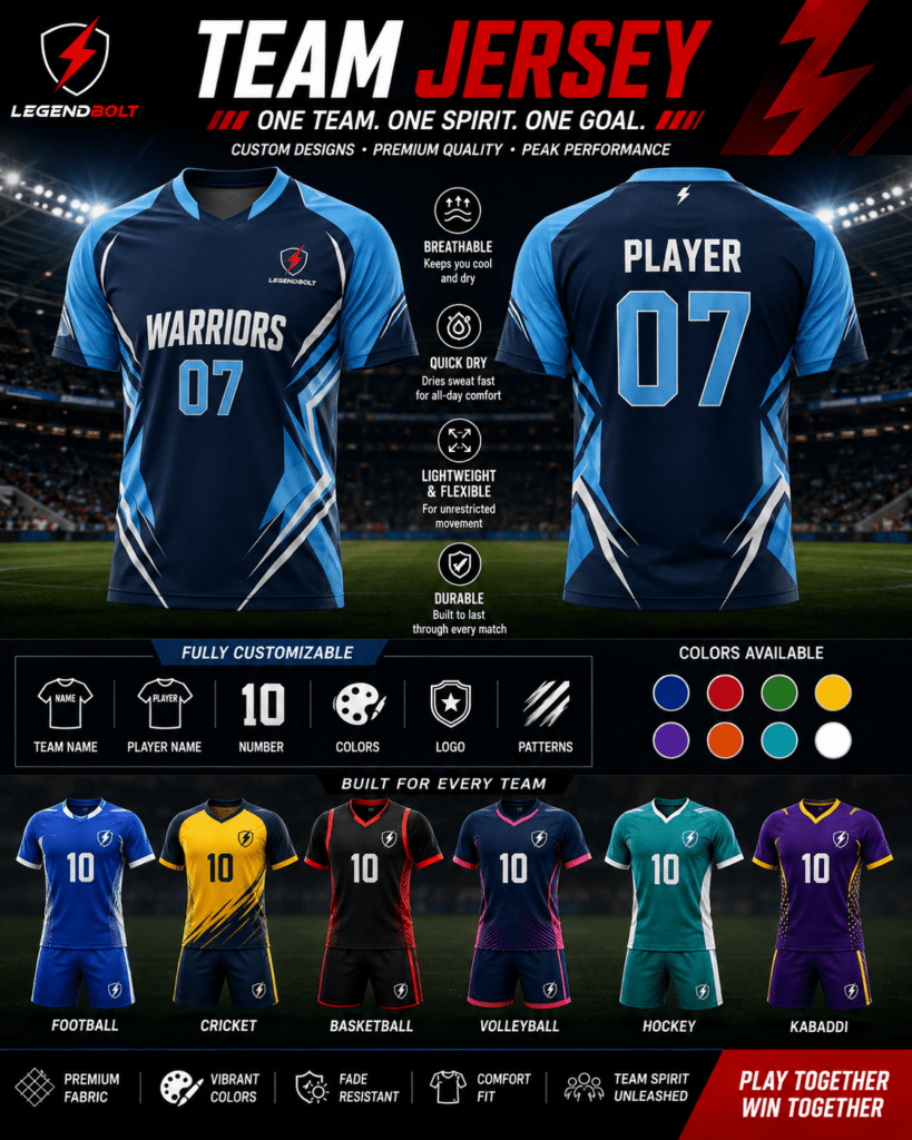 types of Sportswear
