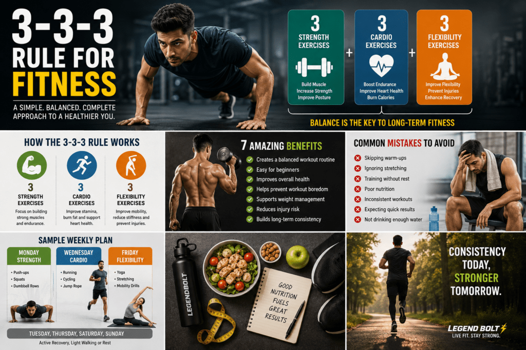 What Is the 3-3-3 Rule for Fitness? 3-3-3 Rule for Fitness
