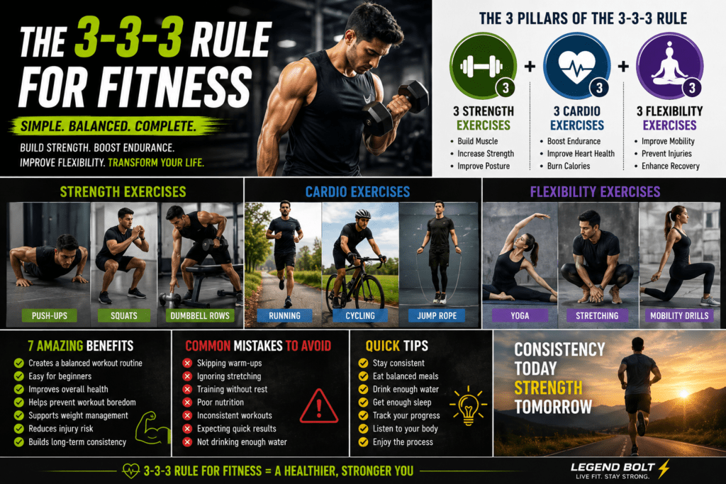 What Is the 3-3-3 Rule for Fitness? 3-3-3 Rule for Fitness