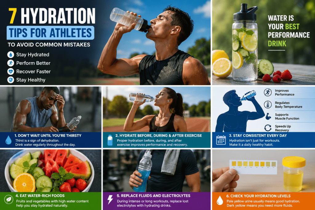 7 Hydration Tips for Athletes: Complete Guide 7 Hydration Tips for Athletes